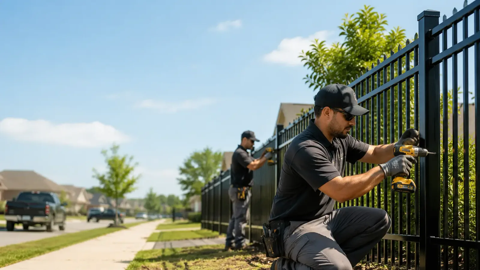 Metal Fence Installation in Paron, AR